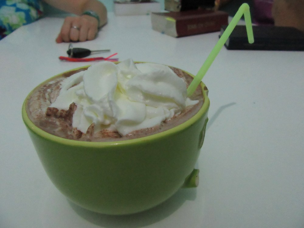 sr needs made me a hot chocolate because I was sad