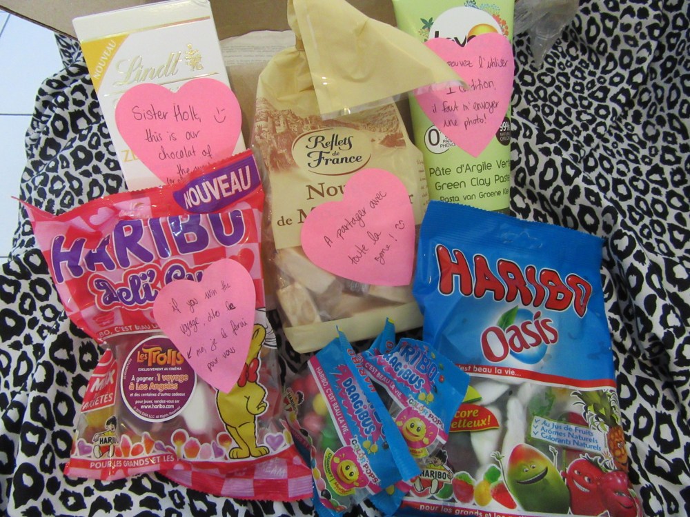 my trainer loves me!! parcel from france