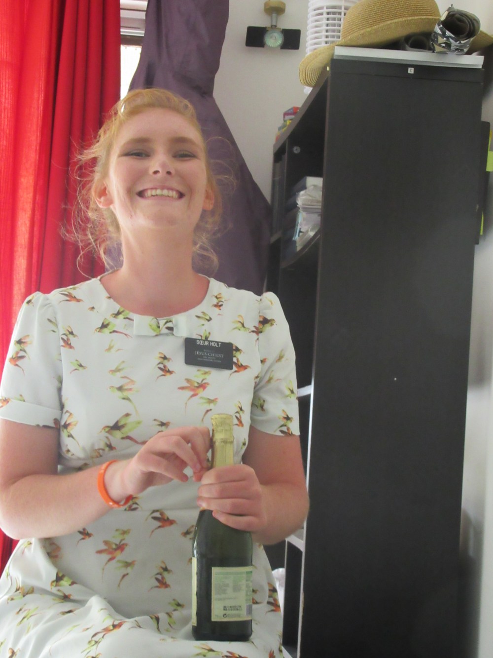 celebrating transfers!! its grape jiuce i promise!!