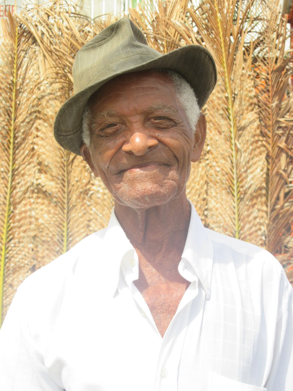 93 years old and this guadeloupian is still out and about buying his morning bread