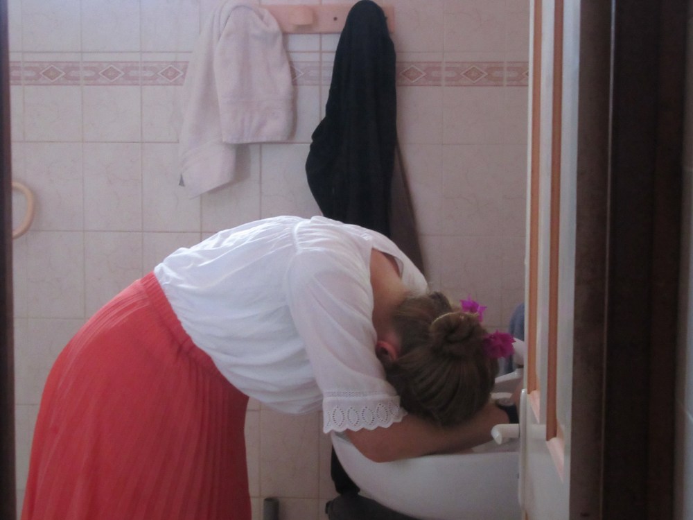 fasting and then eating too much